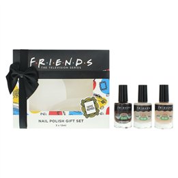 Set Trio, Warner Bros, Friends, Chip-Resistant, Nail Polish, Coffee, 3 pcs, 12 ml - Teknashop Ltd
