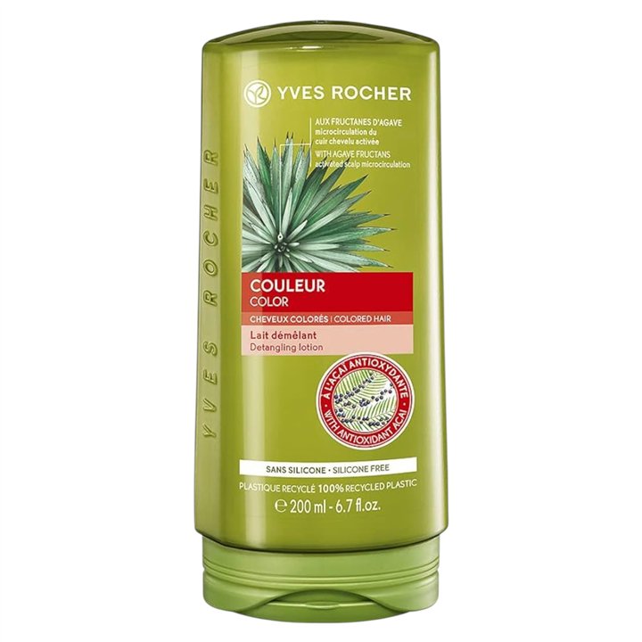 Yves Rocher, Color Detangling, Hair Lotion Treatment, Cleansing, 200 ml - Teknashop Ltd