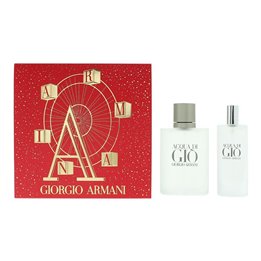 Set Giorgio Armani: Acqua di Gio, Eau De Toilette, For Men, 50 ml + Acqua di Gio, Eau De Toilette, For Men, 15 ml - Teknashop Lt