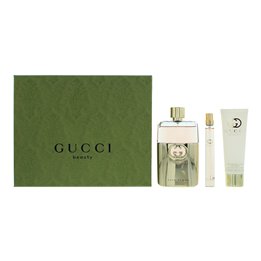 Set Gucci: Guilty, Eau De Parfum, For Women, 90 ml + Guilty, Eau De Parfum, For Women, 10 ml + Guilty, Moisturizing, Body Lotion