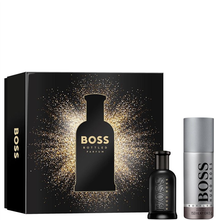 Set Hugo Boss: Boss Bottled, Parfum, For Men, 50 ml + Boss Bottled, Deodorant Spray, For Men, 150 ml - Teknashop Ltd