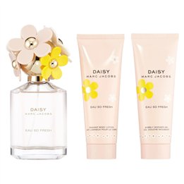 Set Marc Jacobs: Daisy Eau So Fresh, Eau De Toilette, For Women, 75 ml + Daisy Eau So Fresh, Hydrating, Body Lotion, 75 ml + Dai