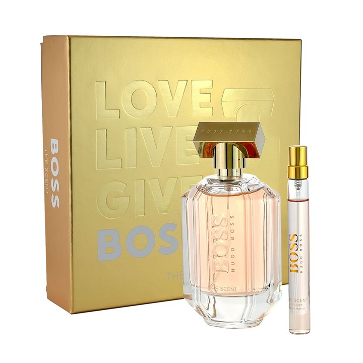 Set Hugo Boss: The Scent, Eau De Parfum, For Women, 100 ml + The Scent, Eau De Parfum, For Women, 10 ml - Teknashop Ltd