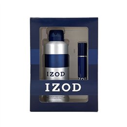 Set Izod: Blue, Eau De Toilette, For Men, 15 ml + Blue, Scented Spray, For Men, 200 ml - Teknashop Ltd