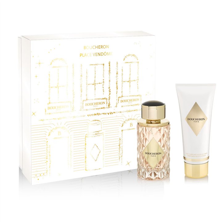Set Boucheron: Place Vendome, Eau De Parfum, For Women, 50 ml + Place Vendome, Hydrating, Body Lotion, 100 ml - Teknashop Ltd