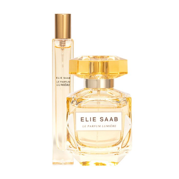 Set Elie Saab: Le Parfum Lumiere, Eau De Parfum, For Women, 50 ml + Le Parfum Lumiere, Eau De Parfum, For Women, 10 ml - Teknash