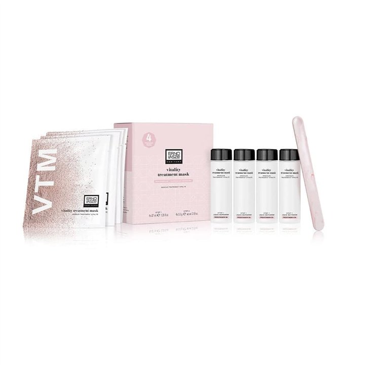 Set Erno Laszlo: Vitality, Lotion-Serum, For Face, 4 pcs, 37 ml + Vtm, Peeling, Powder Mask, For Face, 4 pcs, 5.5 g - Teknashop 