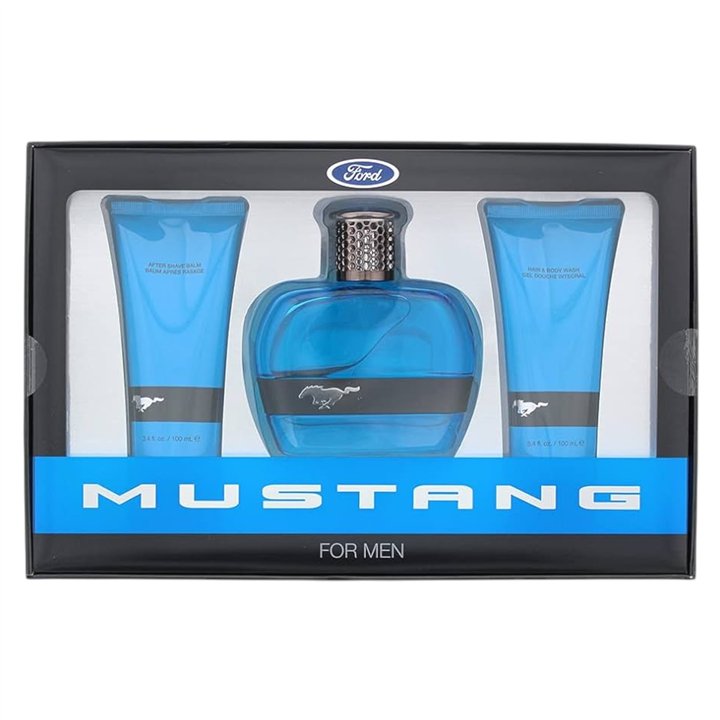 Set Ford: Mustang Blue, Eau De Toilette, For Men, 100 ml + Mustang Blue, Hydrating, After-Shave Balm, 100 ml + Mustang Blue, Hyd