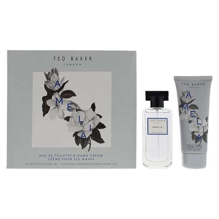 Set Ted Baker: Amelia, Eau De Toilette, For Women, 50 ml + Amelia, Hydrating, Hand Cream, 100 ml - Teknashop Ltd