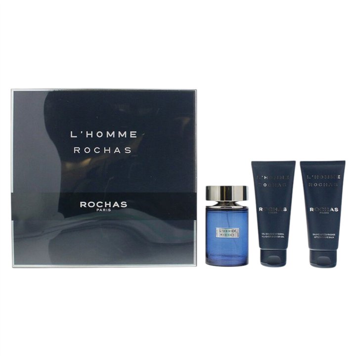 Set Rochas: L'Homme Rochas, Eau De Toilette, For Men, 100 ml + L'Homme Rochas, Hydrating, Shower Gel, All Skin Types, 100 ml + L