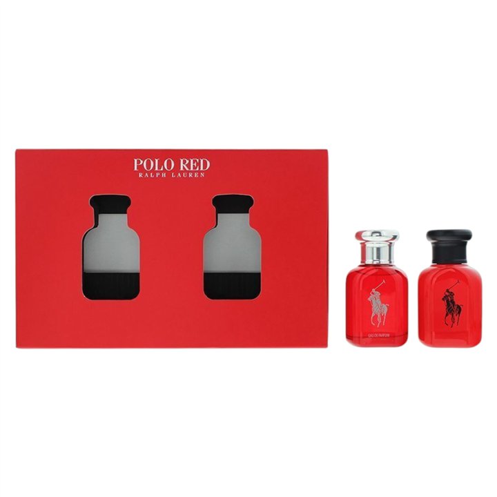 Set Ralph Lauren: Polo Red, Eau De Parfum, For Men, 40 ml + Polo Red, Eau De Toilette, For Men, 40 ml - Teknashop Ltd