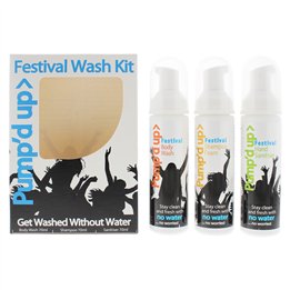 Set Pump'D Up: Festival, Hydrating, Body Wash, 70 ml + Festival, Hydrating, Foam, 70 ml + Festival, Cleansing, Hand Gel, 70 ml -