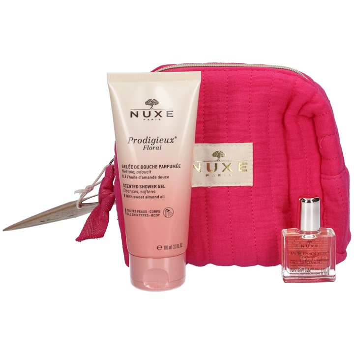 Set Nuxe: Prodigieux Floral, Shower Gel, All Over The Body, For All Skin Types, 100 ml + Prodigieuse Florale, Moisturizing, Body
