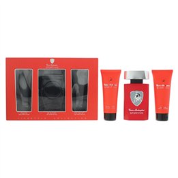 Set Tonino Lamborghini: Sportivo, Eau De Toilette, For Men, 125 ml + Sportivo, Hydration, Shower Gel, All Skin Types, 100 ml + S