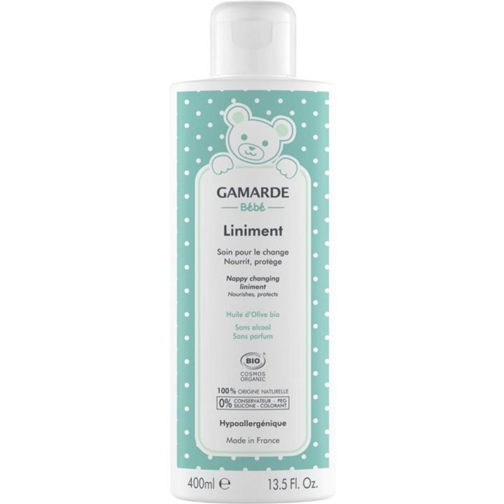 Gamarde, Baby Liniment, Bio, Nourishes & Protects, Daily Diaper Changes, Lotion, 400 ml - Teknashop Ltd