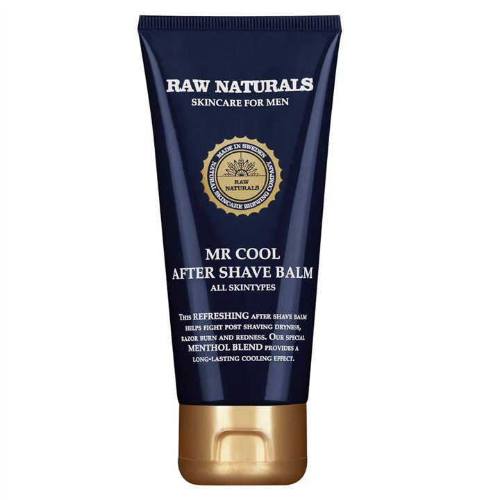 Raw Naturals, Mr.Cool, 100% vegan, Refreshing, After-Shave Balm, 100 ml - Teknashop Ltd