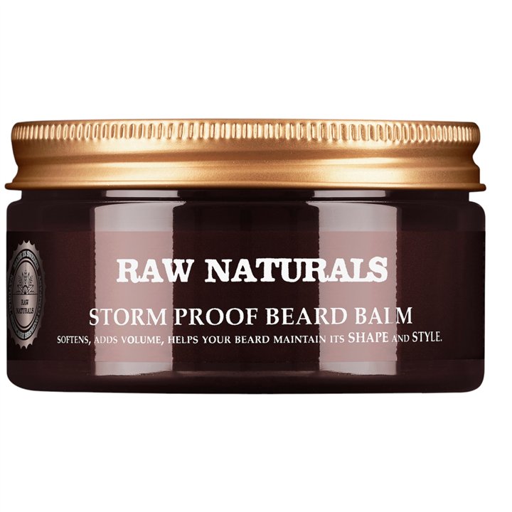 Raw Naturals, Storm Proof, 100% vegan, Beard Balm, Softening, 100 ml - Teknashop Ltd