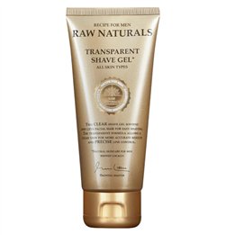 Raw Naturals, Transparent, 100% vegan, Hydrating & Softening, Shaving Gel, 100 ml - Teknashop Ltd