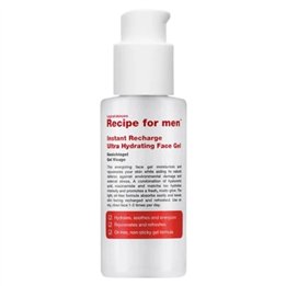 Recipe For Men, Instant Recharge, Hyaluronic Acid, Moisturizes, Gel, Face, 75 ml - Teknashop Ltd