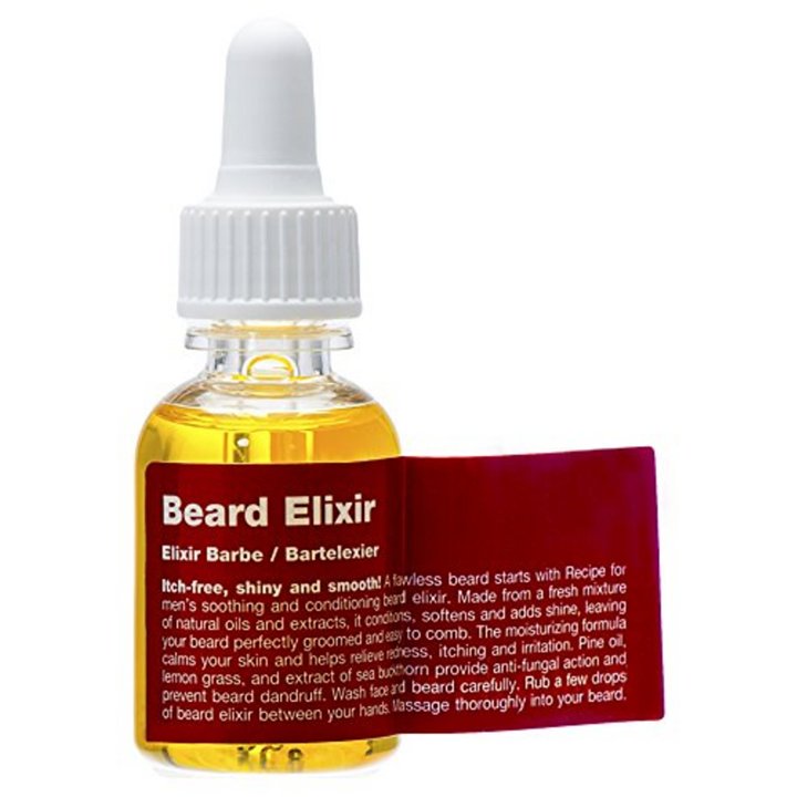 Recipe For Men, Beard Elixir, Beard Oil, Pine, Vegan, Conditions, 25 ml - Teknashop Ltd