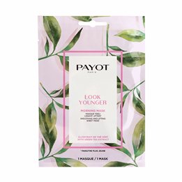Payot, Look Younger, Green Tea, Smoothing & Lifting, Sheet Mask, For Face, Morning, 19 ml - Teknashop Ltd