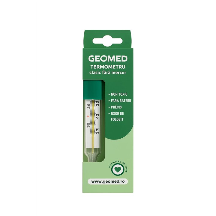 Geomed, Geomed, Mercur Free, Thermometer, Under Arm - Teknashop Ltd