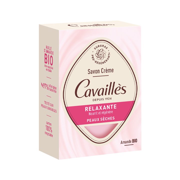 Roge Cavailles, Pro-Regenerating, Almond, Nourishes & Repairs, Soap Bar, 100 g - Teknashop Ltd