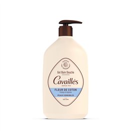 Roge Cavailles, Roge Cavailles, Cotton Flower, Regenerating, Shower Gel, For Sensitive Skin, 1000 ml - Teknashop Ltd