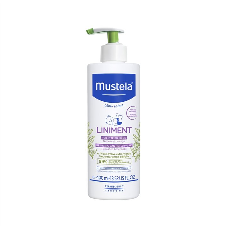 Mustela, Liniment, Cleansing, Hydrating, Body Lotion, Diaper Area, 400 ml - Teknashop Ltd