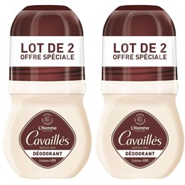 Set Duo, Roge Cavailles, L'Homme, 48h Protection, Deodorant Roll-On, For Men, 2 pcs, 50 ml - Teknashop Ltd