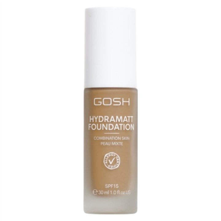 Gosh, Hydramatt, Matte, Liquid Foundation, 014Y, Dark, SPF15, 30 ml *Tester - Teknashop Ltd