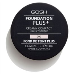 Gosh, Foundation Plus+, Full Coverage, Cream Foundation, 002, Ivory, 9 g *Tester - Teknashop Ltd