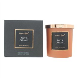 Home Lights, Salt & Caramel, Scented Candle, 215 g - Teknashop Ltd