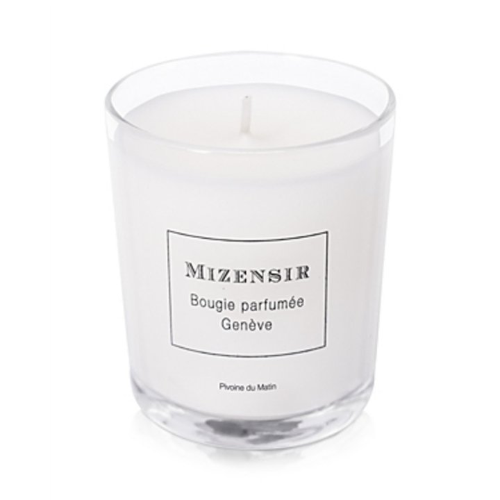 Mizensir, Pivoine Du Matin, Floral, Scented Candle, 90 g - Teknashop Ltd