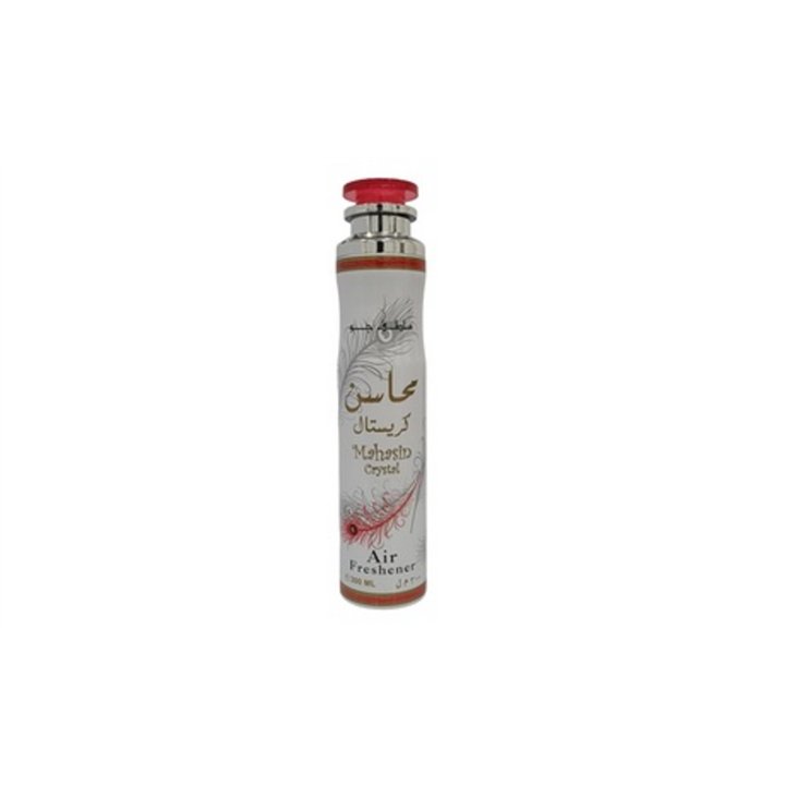 Lattafa, Mahasin Crystal, Floral, Room Air Freshener, 300 ml - Teknashop Ltd