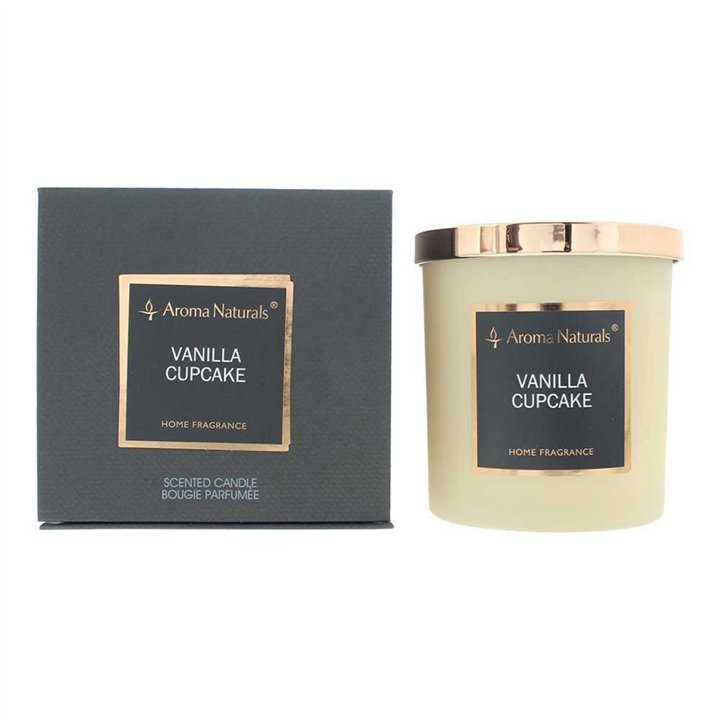 Aroma Naturals, Vanilla Cupcake, Scented Candle, 215 g - Teknashop Ltd