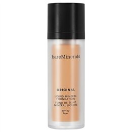 BareMinerals, Original Liquid Mineral, Luminous, Liquid Foundation, 16, Golden Nude, SPF 20, 30 ml - Teknashop Ltd
