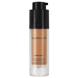 BareMinerals, Original Liquid Mineral, Luminous, Liquid Foundation, 24, Neutral Dark, 20 SPF, 30 ml - Teknashop Ltd