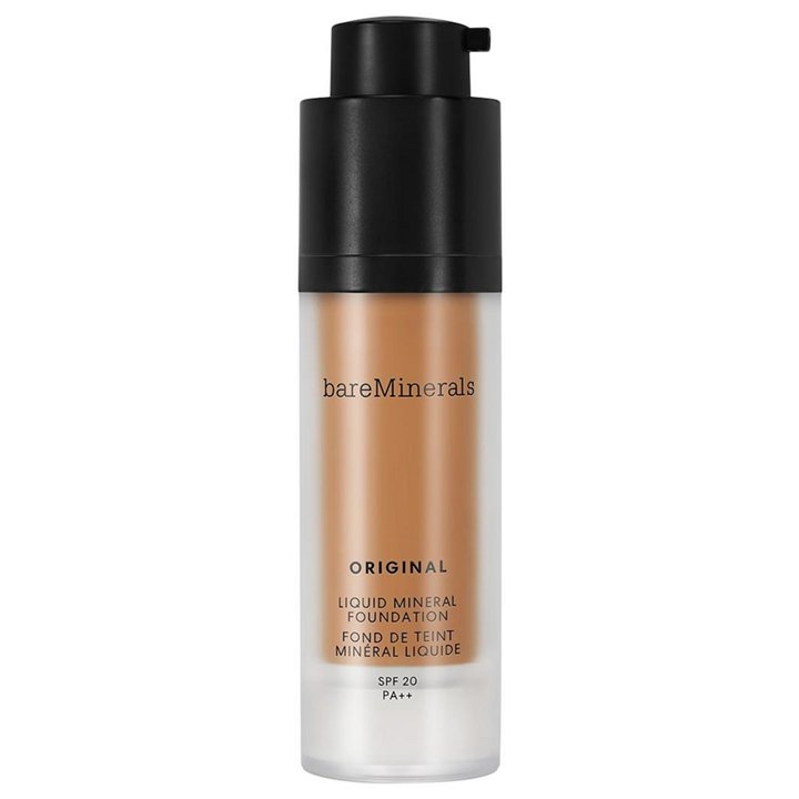 BareMinerals, Original Liquid Mineral, Luminous, Liquid Foundation, 24, Neutral Dark, 20 SPF, 30 ml - Teknashop Ltd