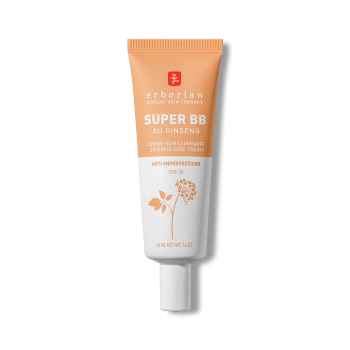 Erborian, Super BB, Ginseng, High Coverage, BB Cream, Dore, SPF20, 40 ml - Teknashop Ltd