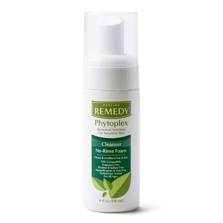 Medline, Remedy Phytolplex, Gentle Cleansing, Cleansing Foam, 118 ml - Teknashop Ltd