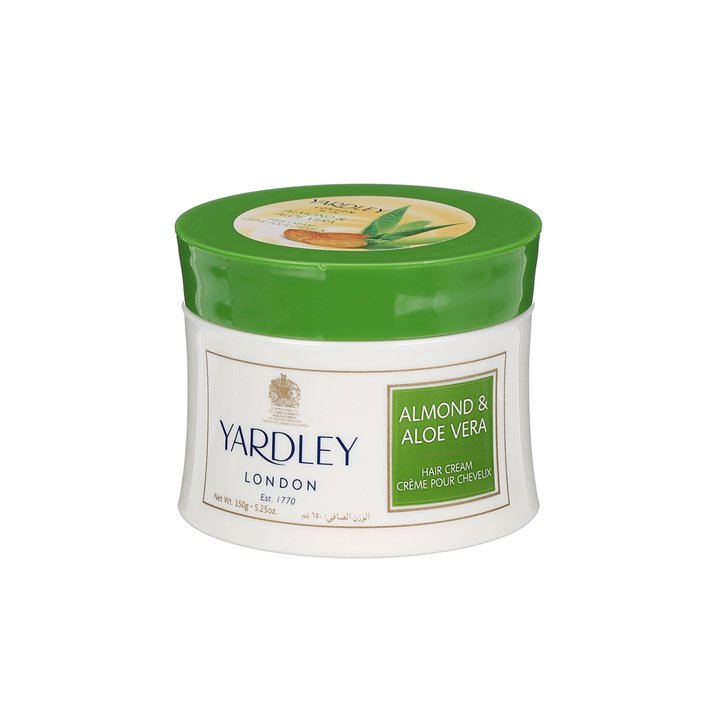 Yardley, Almond & Aloe Vera, Hair Cream Treatment, Nourishing, 150 g - Teknashop Ltd