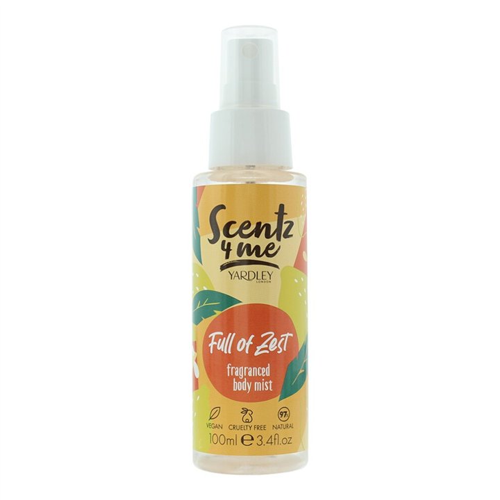 Yardley, Scentz 4 Me Full Of Zest, Scented Spray, Unisex, 100 ml - Teknashop Ltd