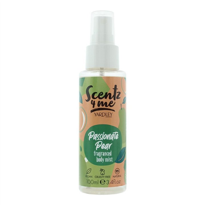 Yardley, Scentz 4 Me Passionate Pear, Scented Spray, For Women, 100 ml - Teknashop Ltd