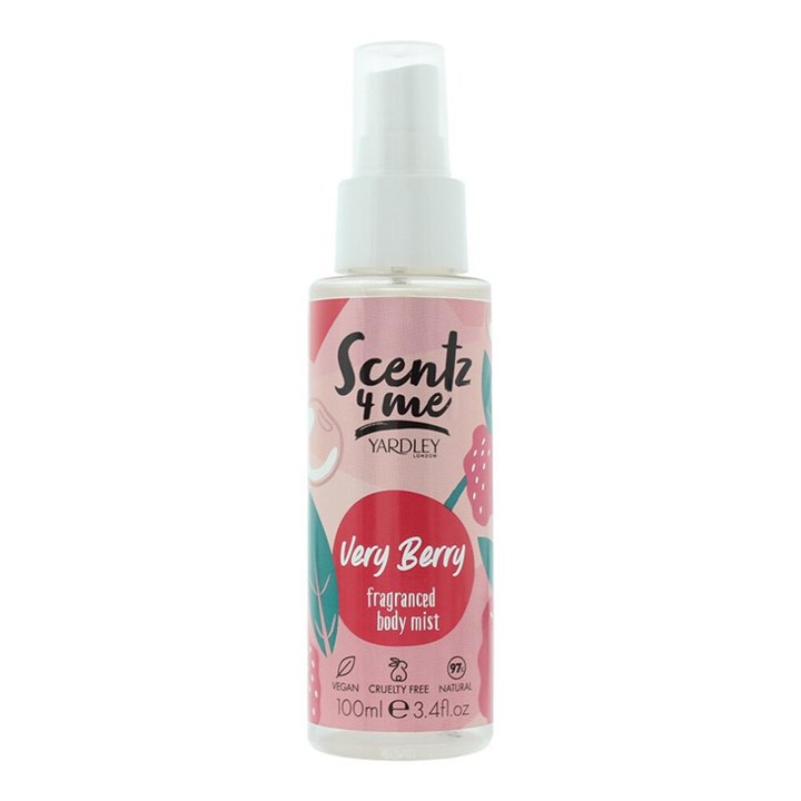 Yardley, Scentz 4 Me Very Berry, Scented Spray, Unisex, 100 ml - Teknashop Ltd