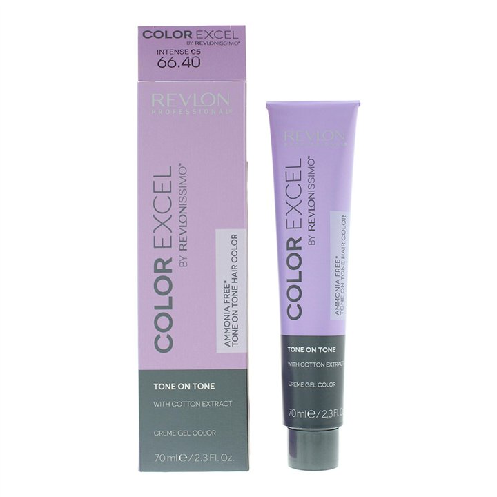 Revlon, Color Excel, Semi-Permanent Hair Dye, 66.40 Intense Copper, 70 ml - Teknashop Ltd