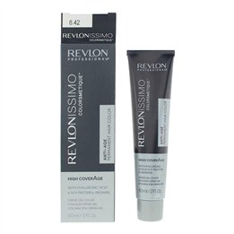 Revlon, Revlonissimo Colorsmetique, Permanent Hair Dye, 6.42 Dark Pearly Chestnut Blonde, 60 ml - Teknashop Ltd