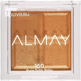 Almay, Shadow Quad, Eyeshadow Palette, 150, Pure Gold, 4 Shades, 3.5 g - Teknashop Ltd