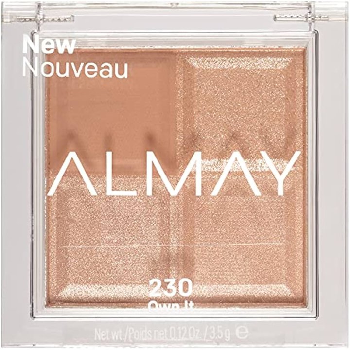 Almay, Shadow Quad, Eyeshadow Palette, 230, Own It, 4 Shades, 3.5 g - Teknashop Ltd
