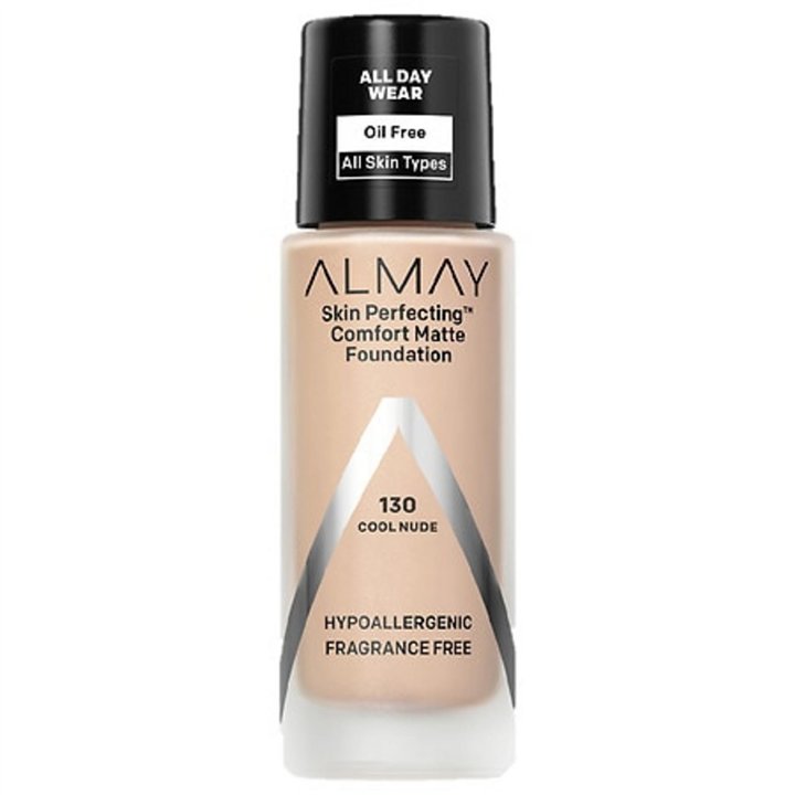 Almay, Skin Perfecting Comfort, Liquid Foundation, 130, Cool Nude, 30 ml - Teknashop Ltd